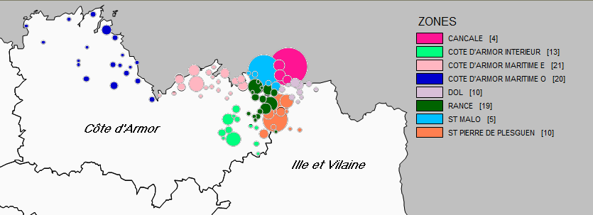 Origine géographique des marins