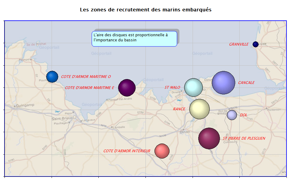 Origine géographique des marins